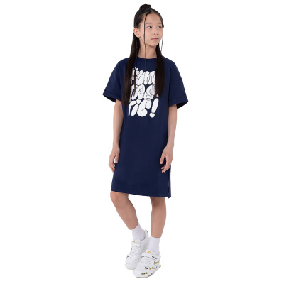 Платье туника летнее D988.04 Smena 45043 темно синее 1